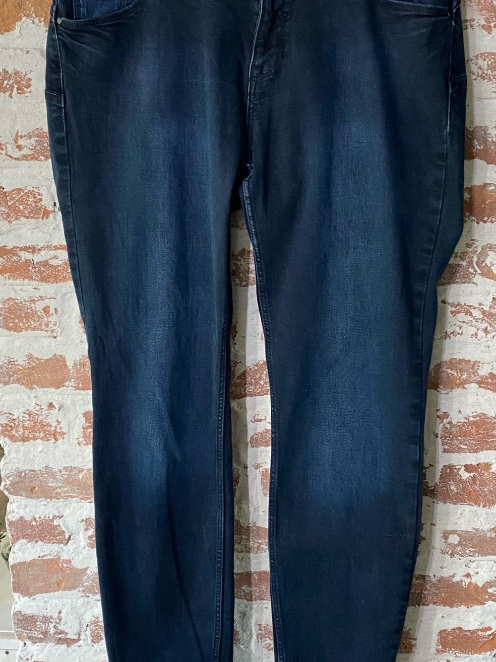 EUC C & A Women's Dark Blue Skinny Jeans - Stretch Slim Fit, Push Up Technology